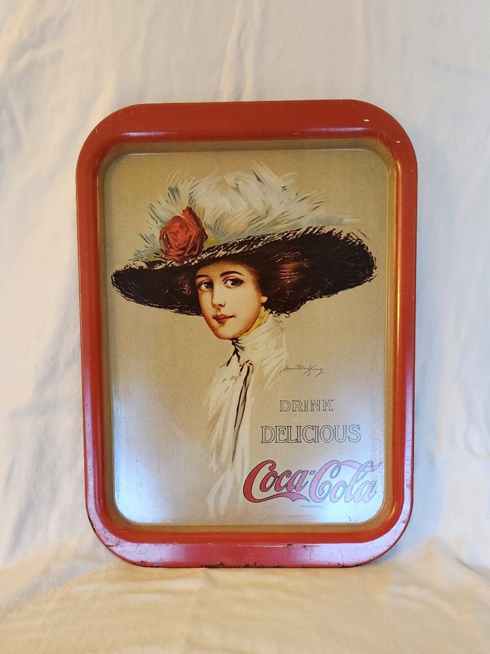 Coca-Cola Collectible Vintage Metal Serving Tray